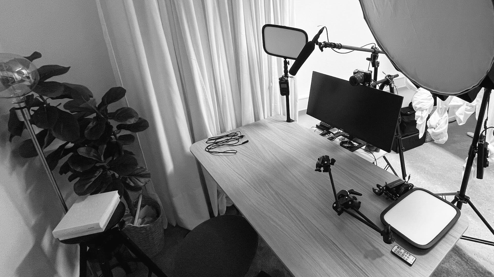 Video Studio in the construction phase